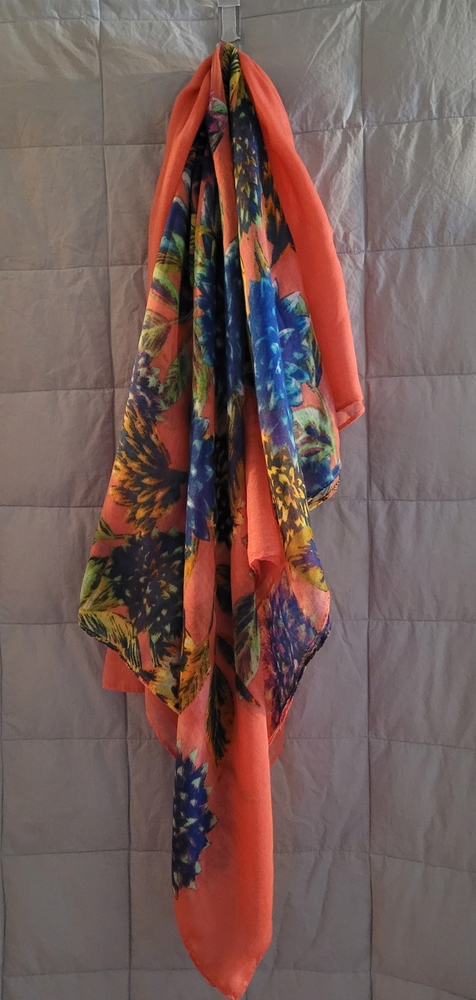Fashion Scarf Multi Floral